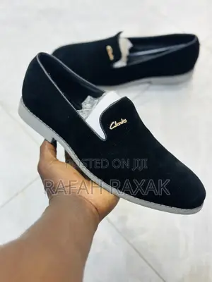 Original Men’S Fashion Designer Clarks Suede Loafers