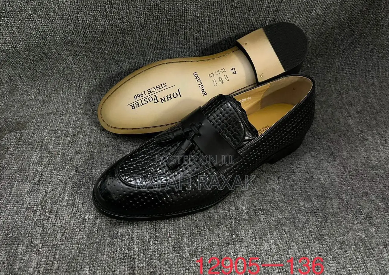 Original Men’S Classic John Foster Slip on Leather Loafers