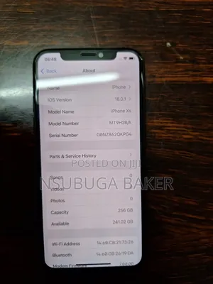 Apple iPhone XS 256 GB Black