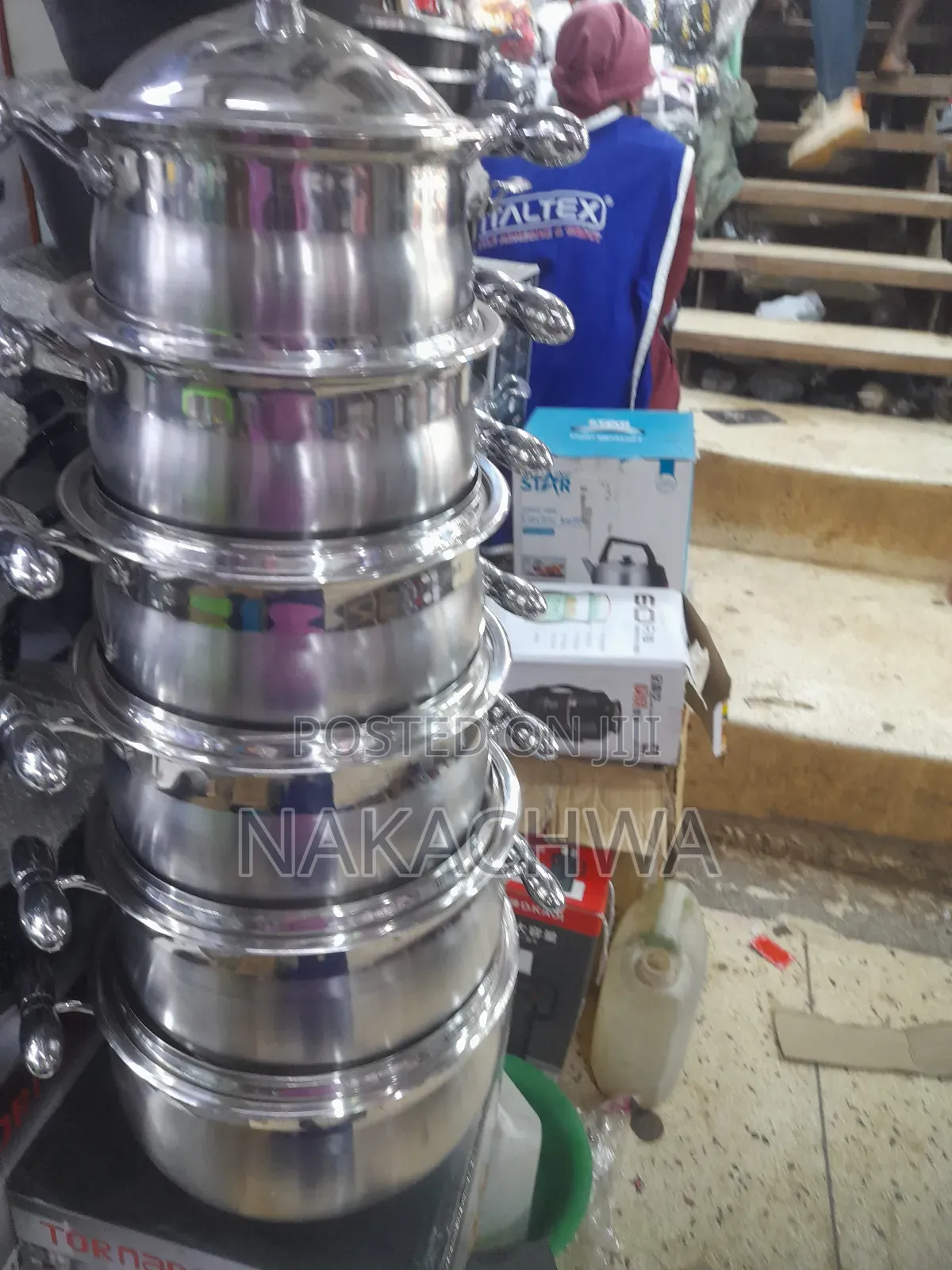 Steel Stainless Serving Dish 6 Pices