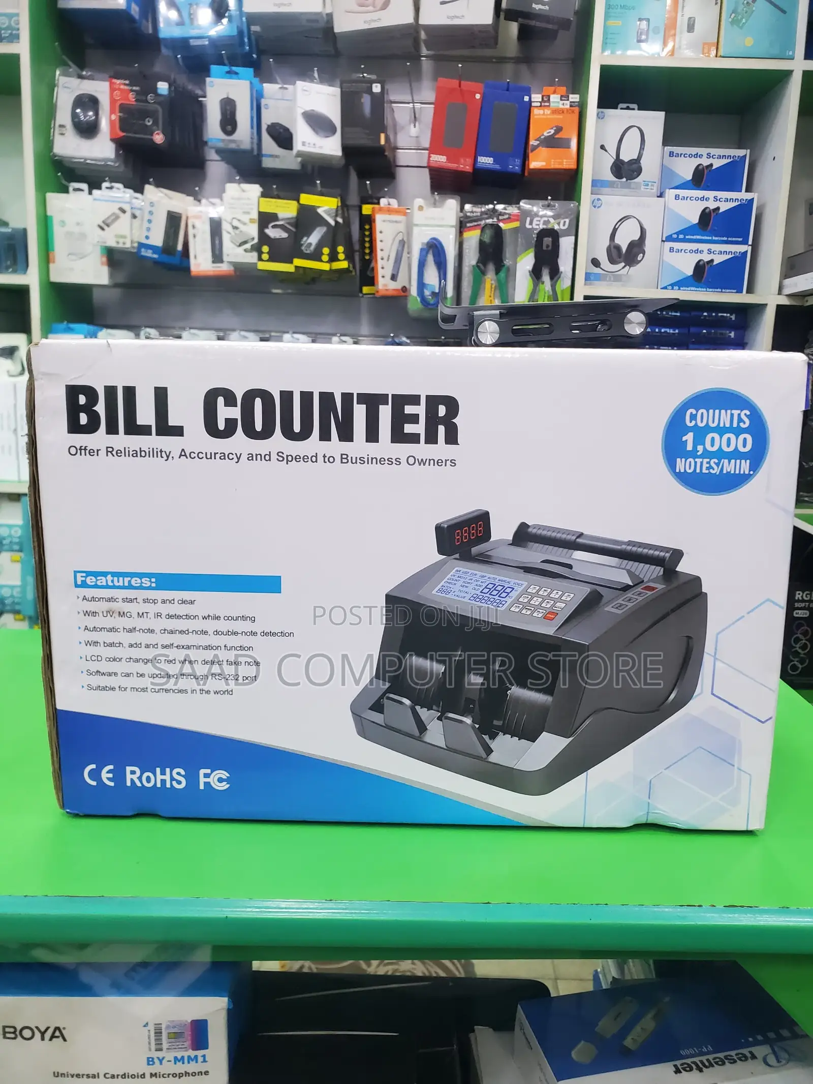 Bill Counter and Fake Notes Detector