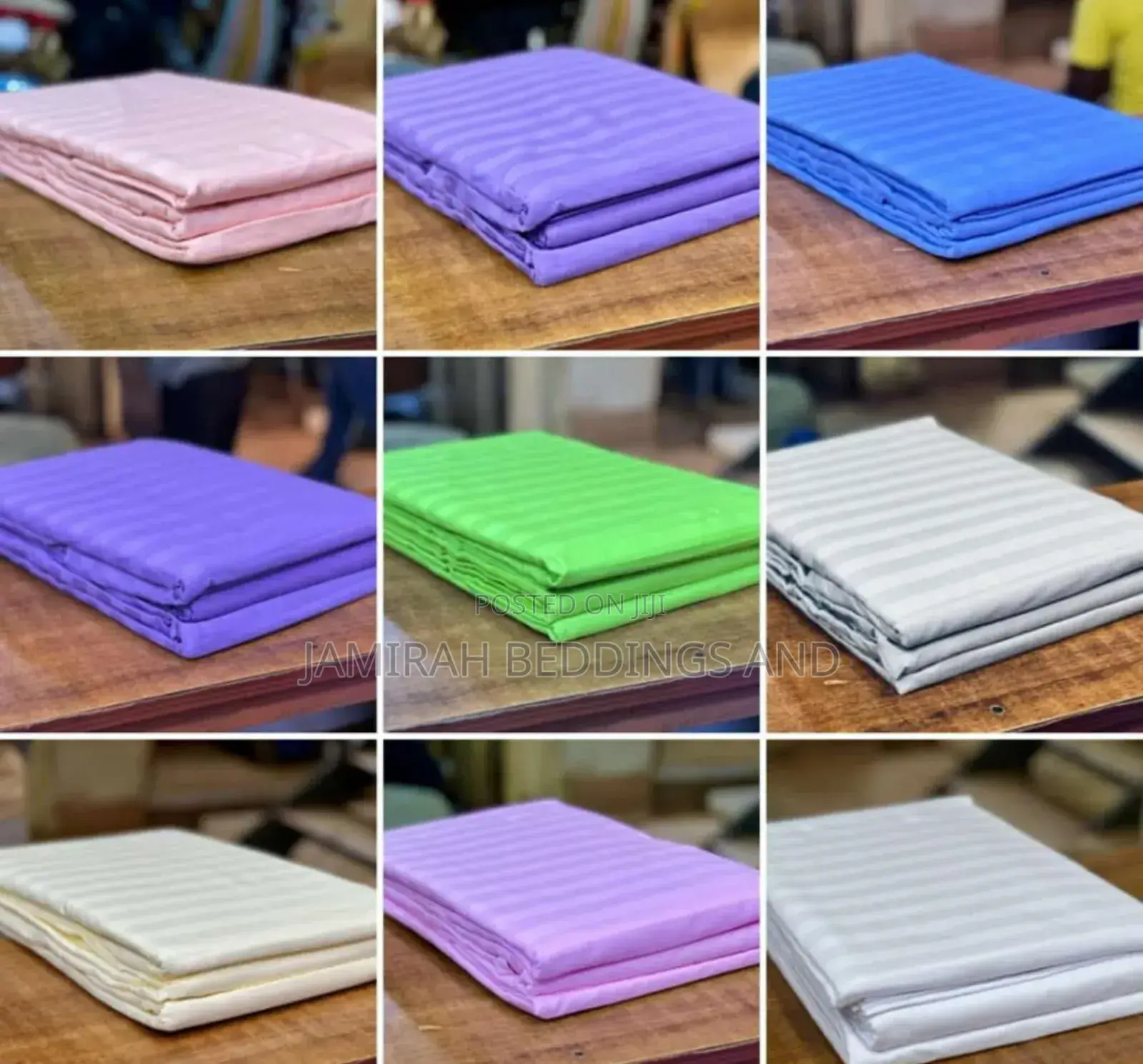 4*6 Stripped Cotton Bed Sheet