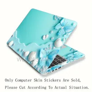 Butterfly Seashell Vinyl Laptop Skins - Waterproof