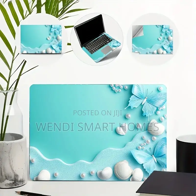 Butterfly Seashell Vinyl Laptop Skins - Waterproof