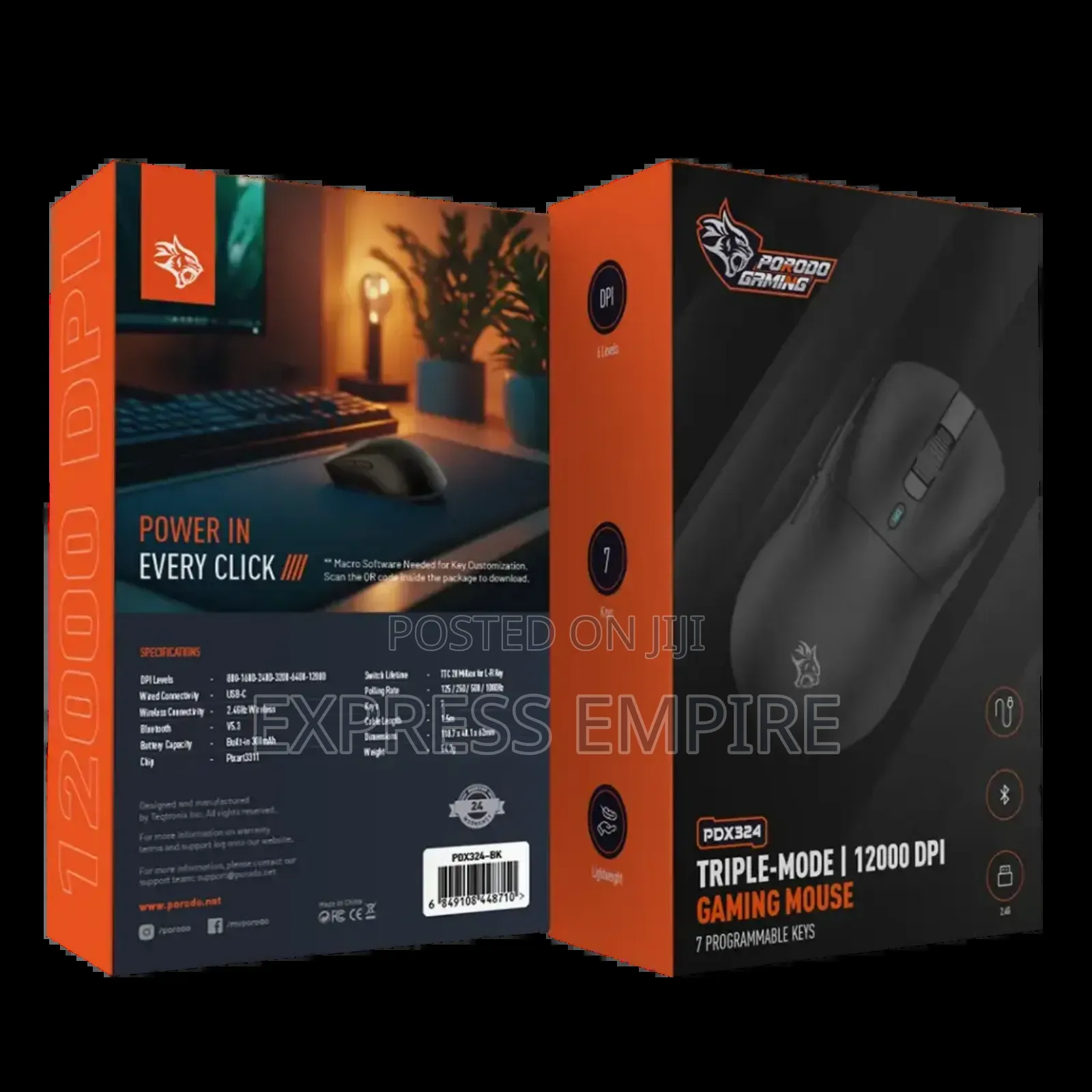 Porodo Gaming Triple Mode Mouse