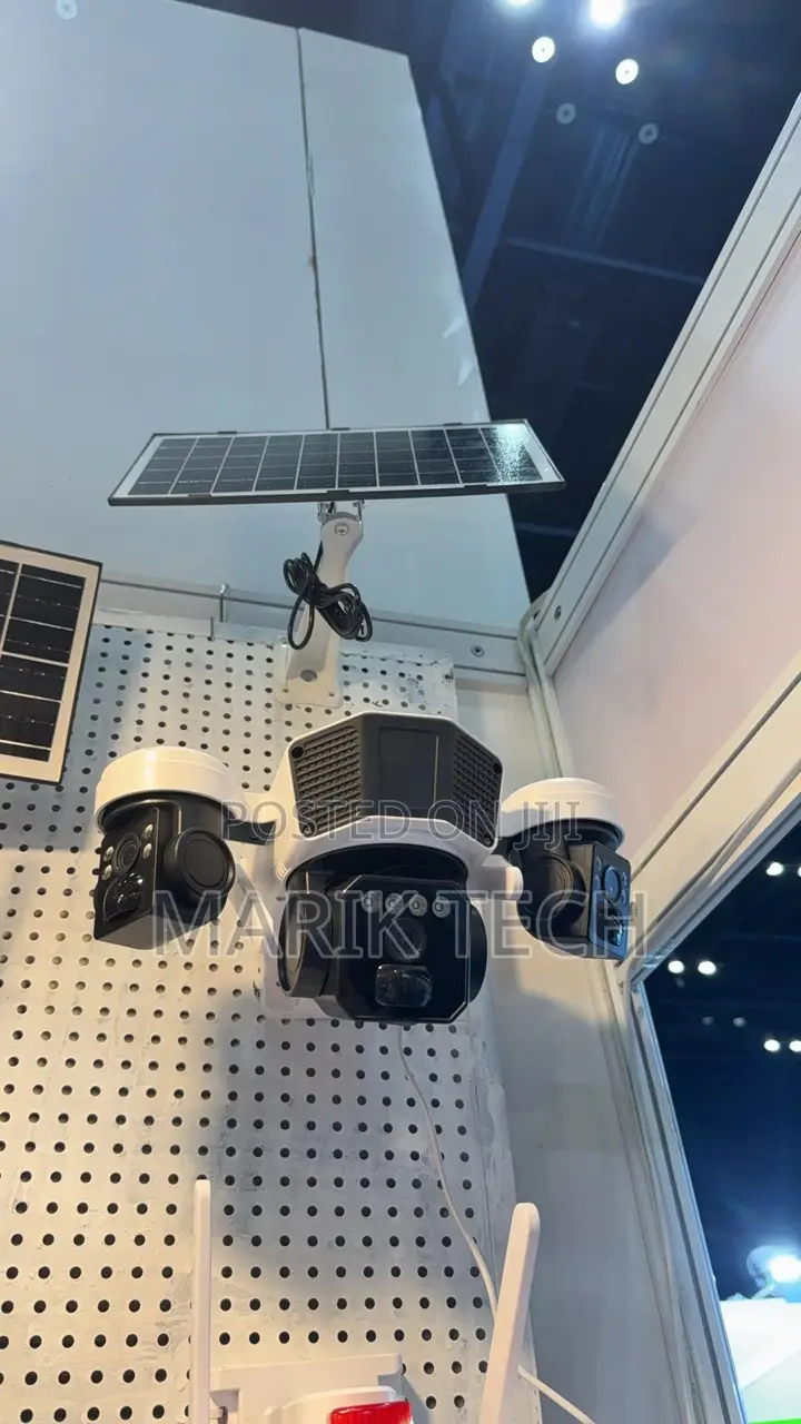 Home Security Solar Triple Lens Triple Screen Camera V380