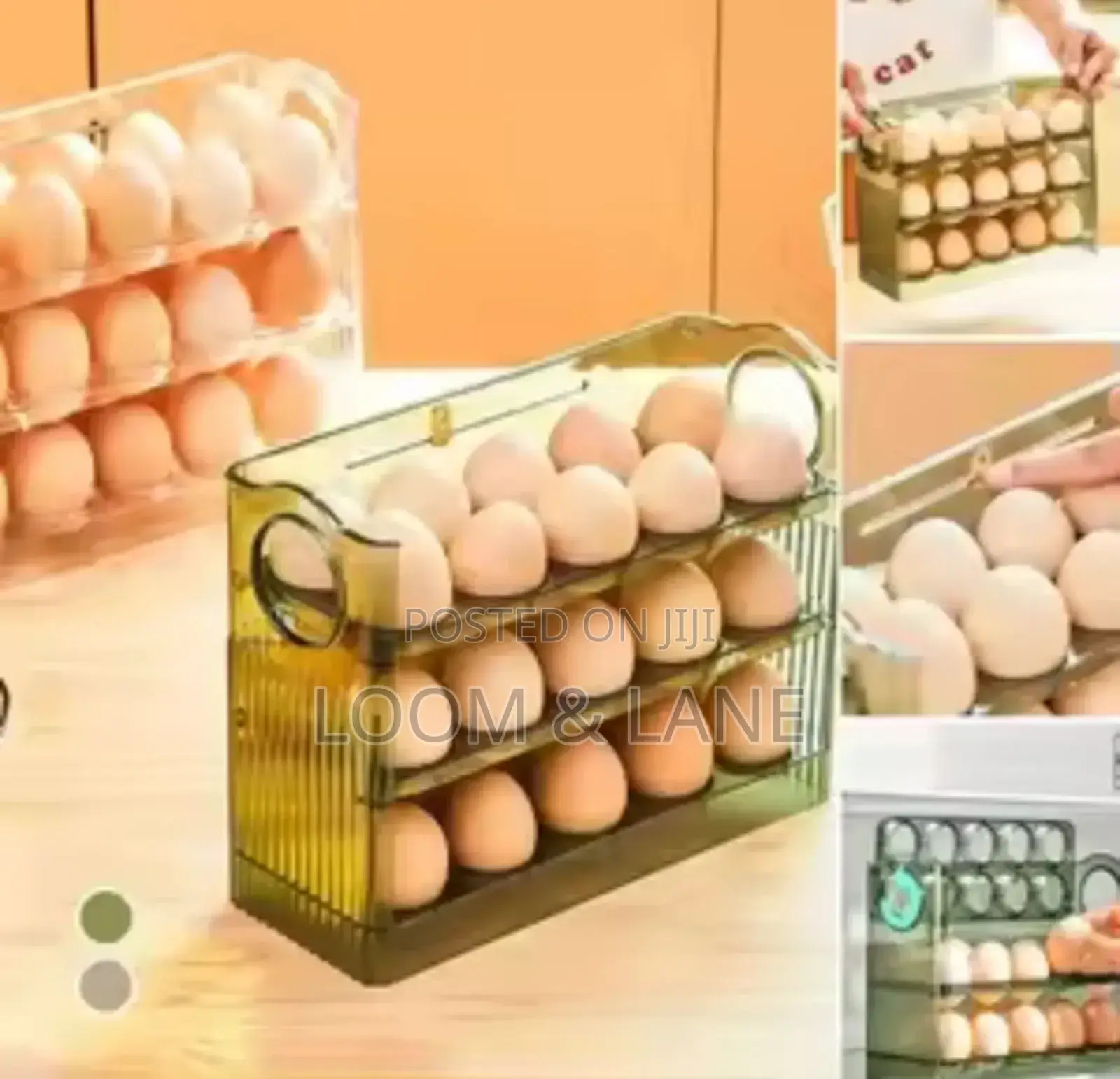30 Grid Refrigerator Egg Storage