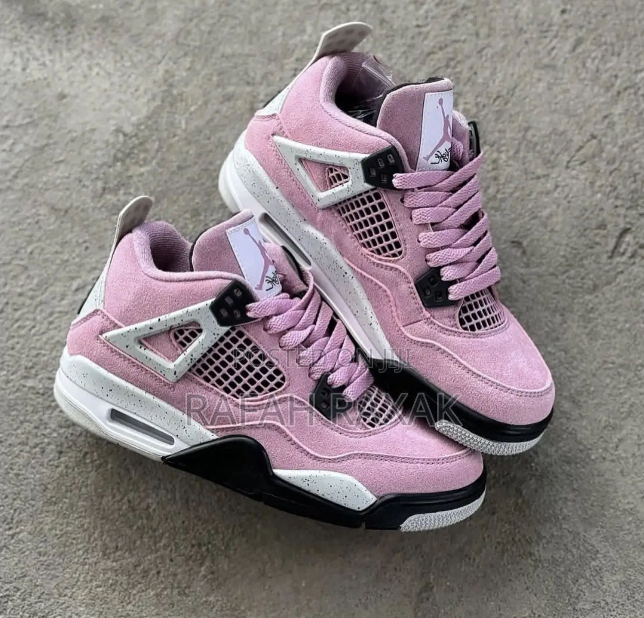 Original Pink Air Jordan 4 Retro WMNS “Orchid” Sneakers
