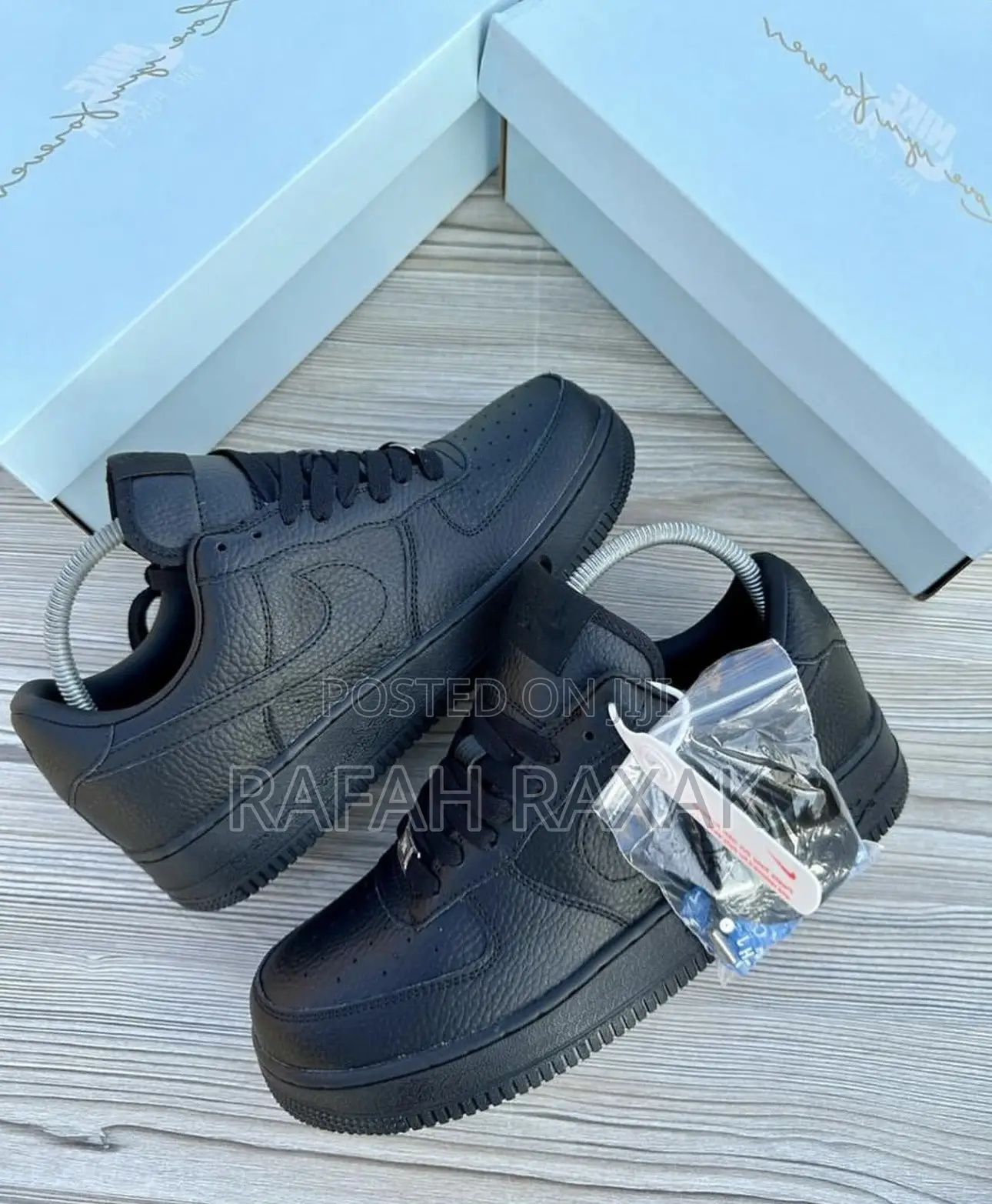 Triple Black Nike Air Force 1 “07 X Nocta Love You Forever