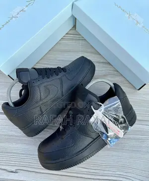 Triple Black Nike Air Force 1 “07 X Nocta Love You Forever