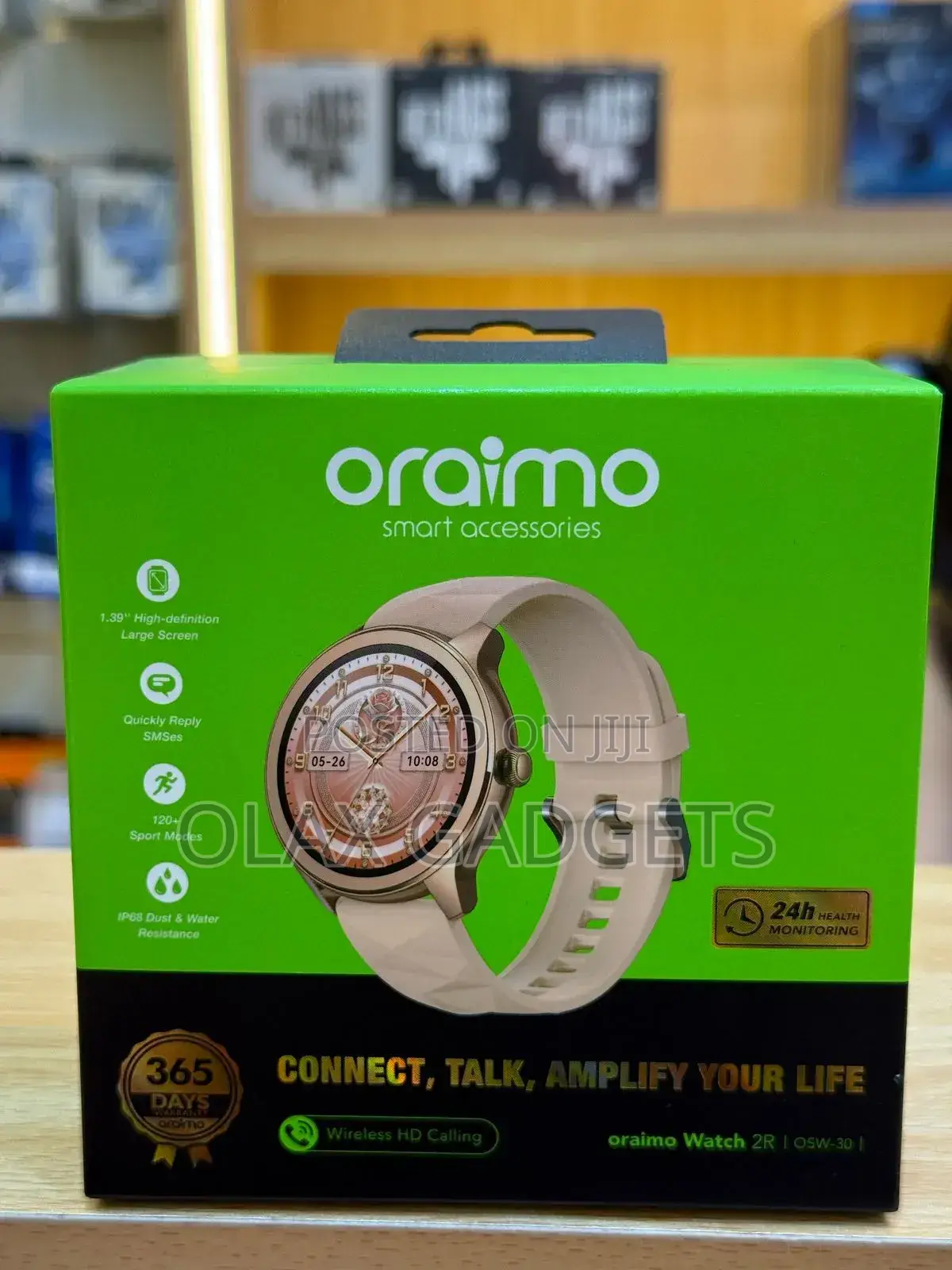 Oraimo Watch 2r Calling Smartwatch With Amoled Display