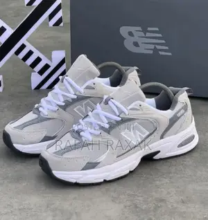 Original New Balance 530 Rain Cloud Grey Sneakers