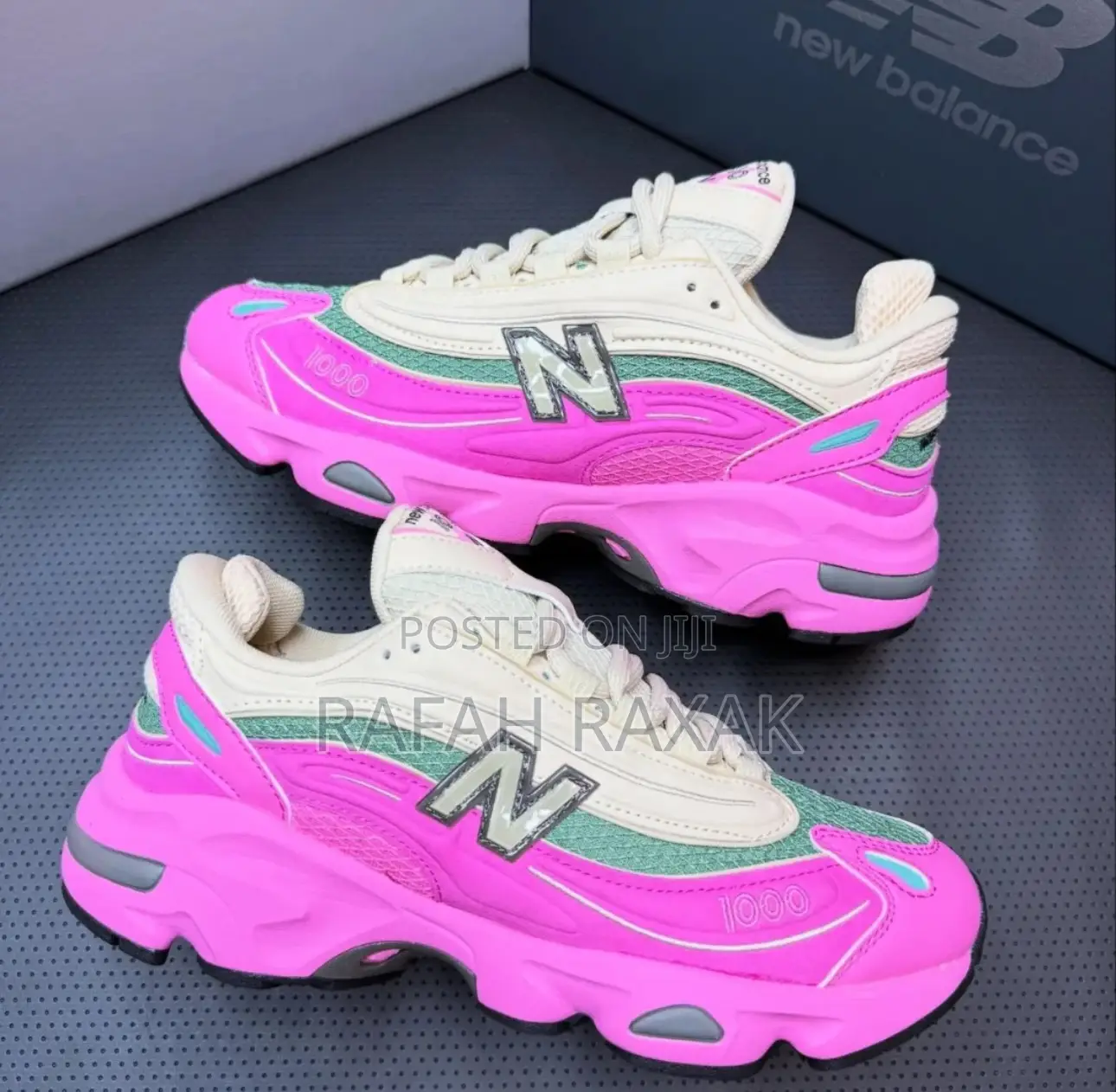 Original Pink/Cream New Balance 1000 Sneakers