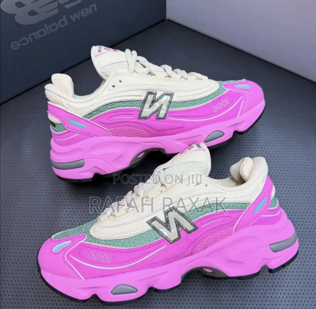Original Pink/Cream New Balance 1000 Sneakers