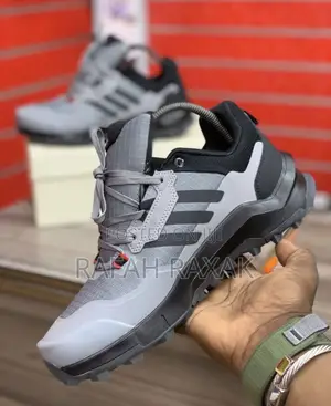 Gray Adidas Terrex Outdoor Casual Hiking Sneakers