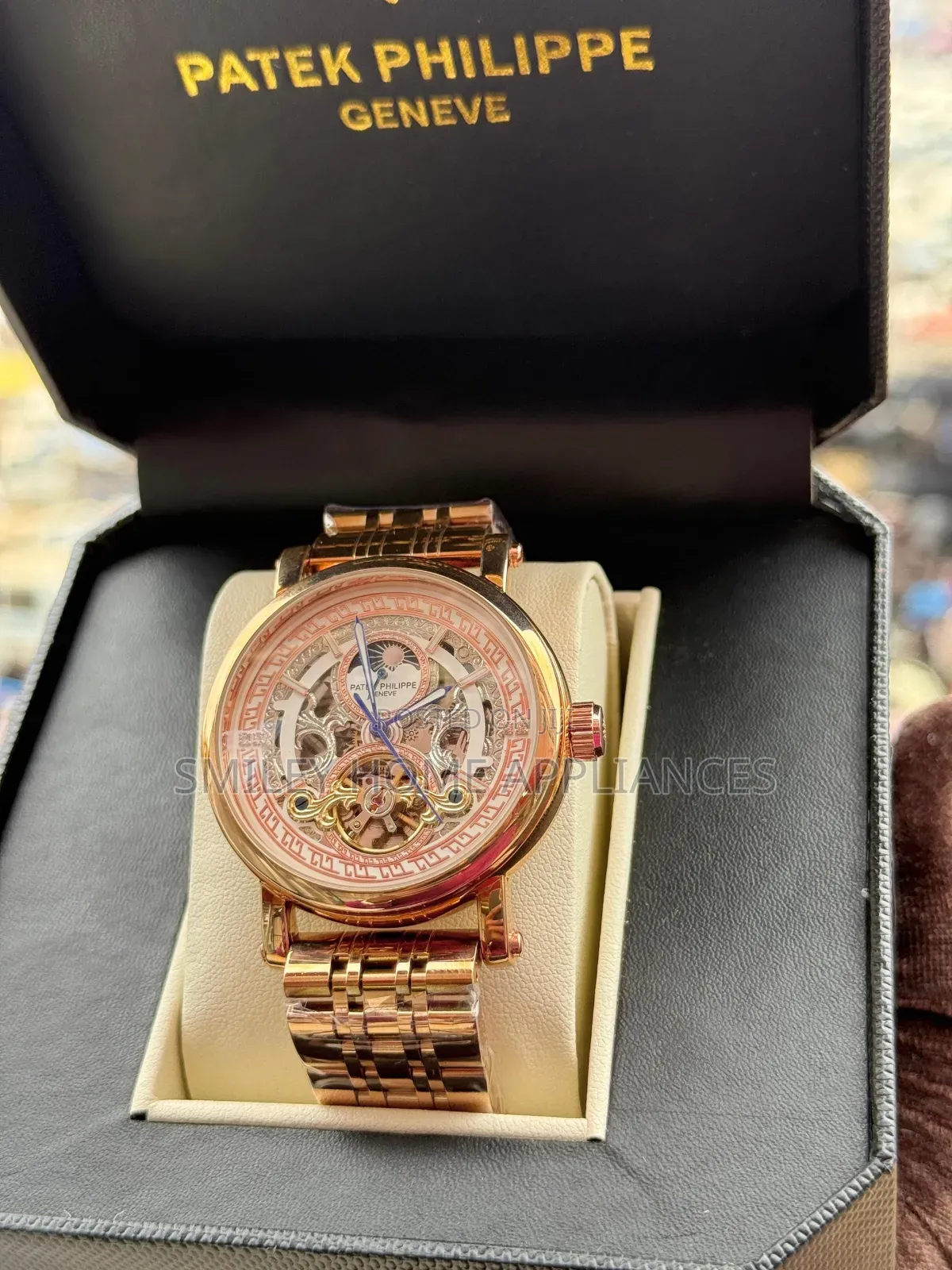 Original Patek Philippe Geneva Men's Classy Analog Watch