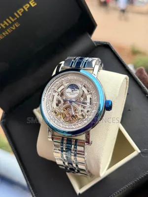 Stainless Steel Strapped Original Patek Philippe Watch