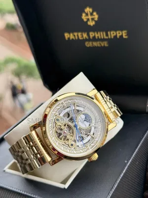 White Gold Patek Phillipe Geneva Classy Wrist Gift Box Watch