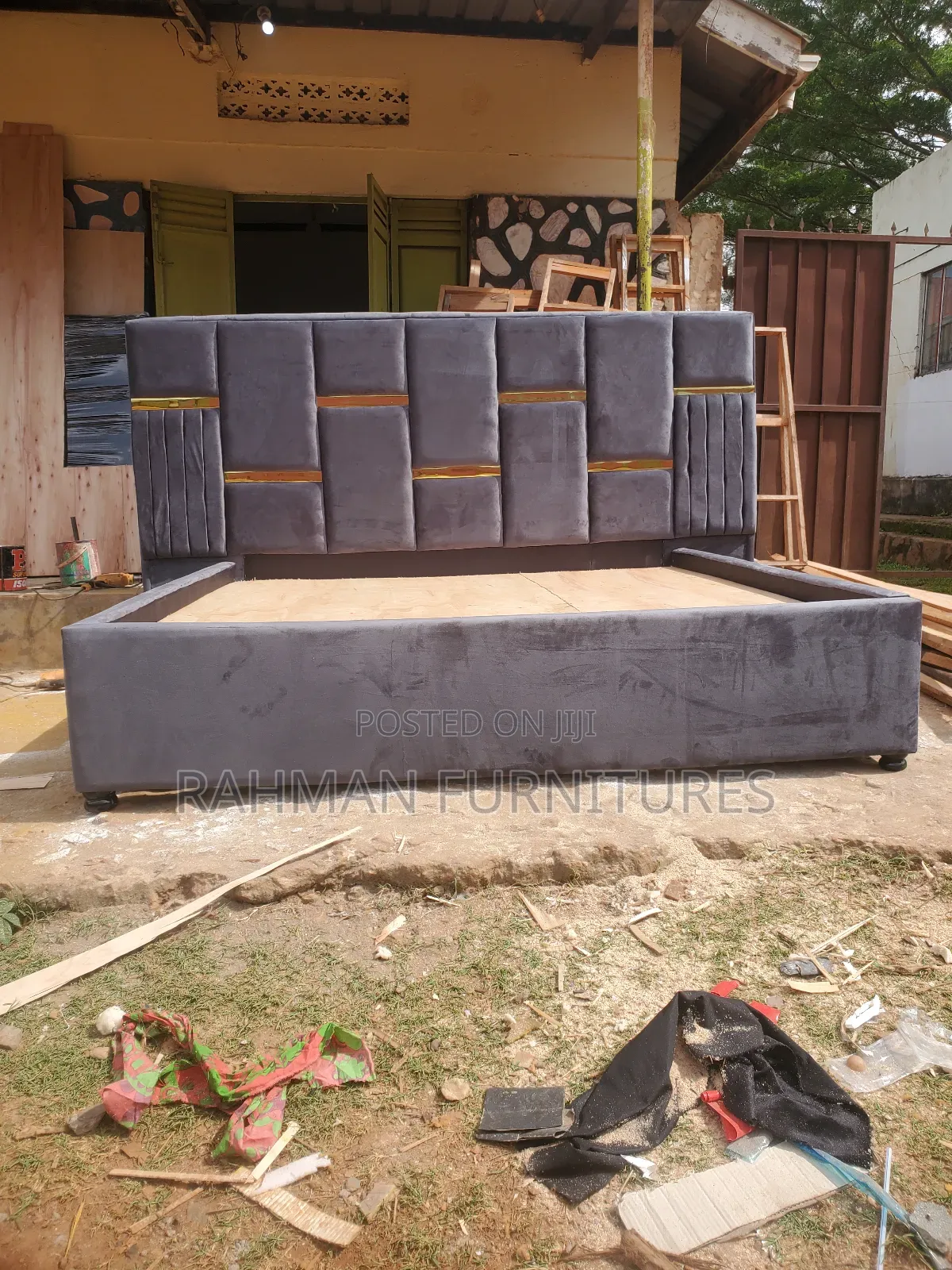 Six by Six Gray Bed