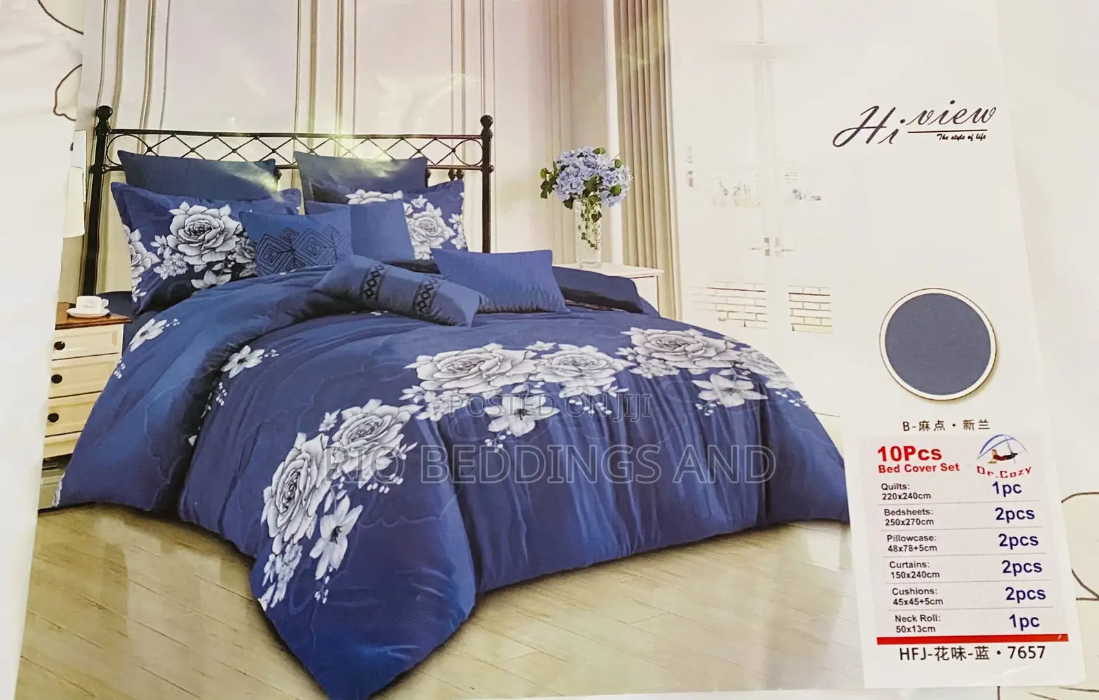 10pcs Duvet Cover Set