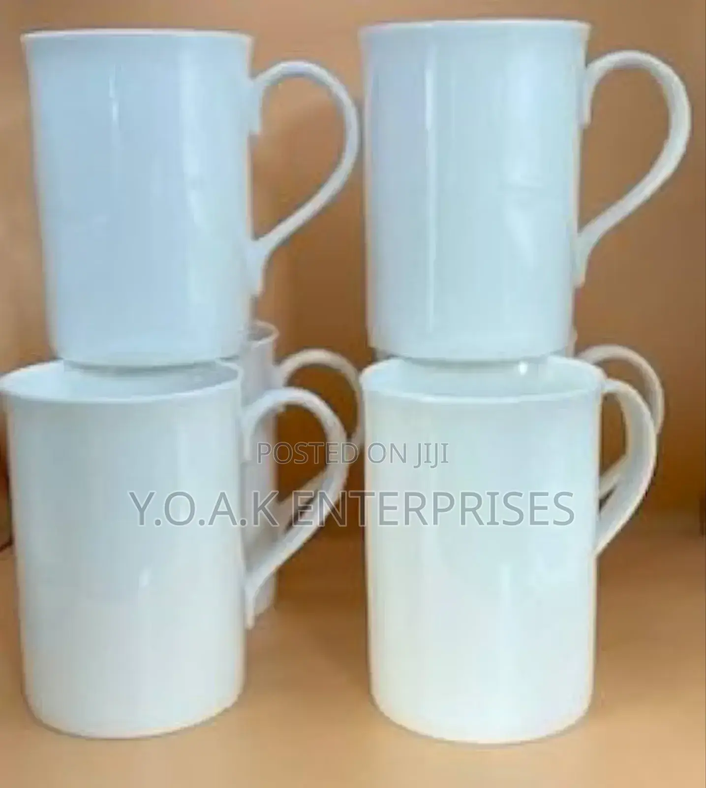 Ceramic Tea Cups Plain White