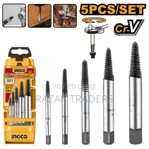 Ingco 5pcs Screw Extractor Set Ase008