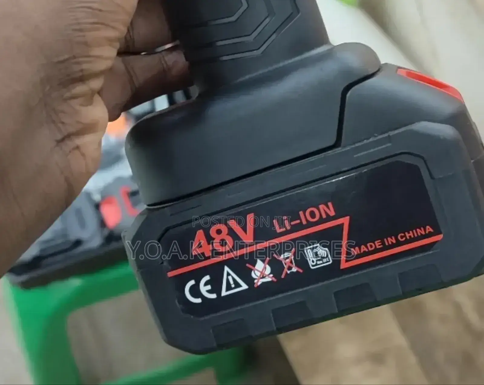 Car Washer Battery Lion 48v