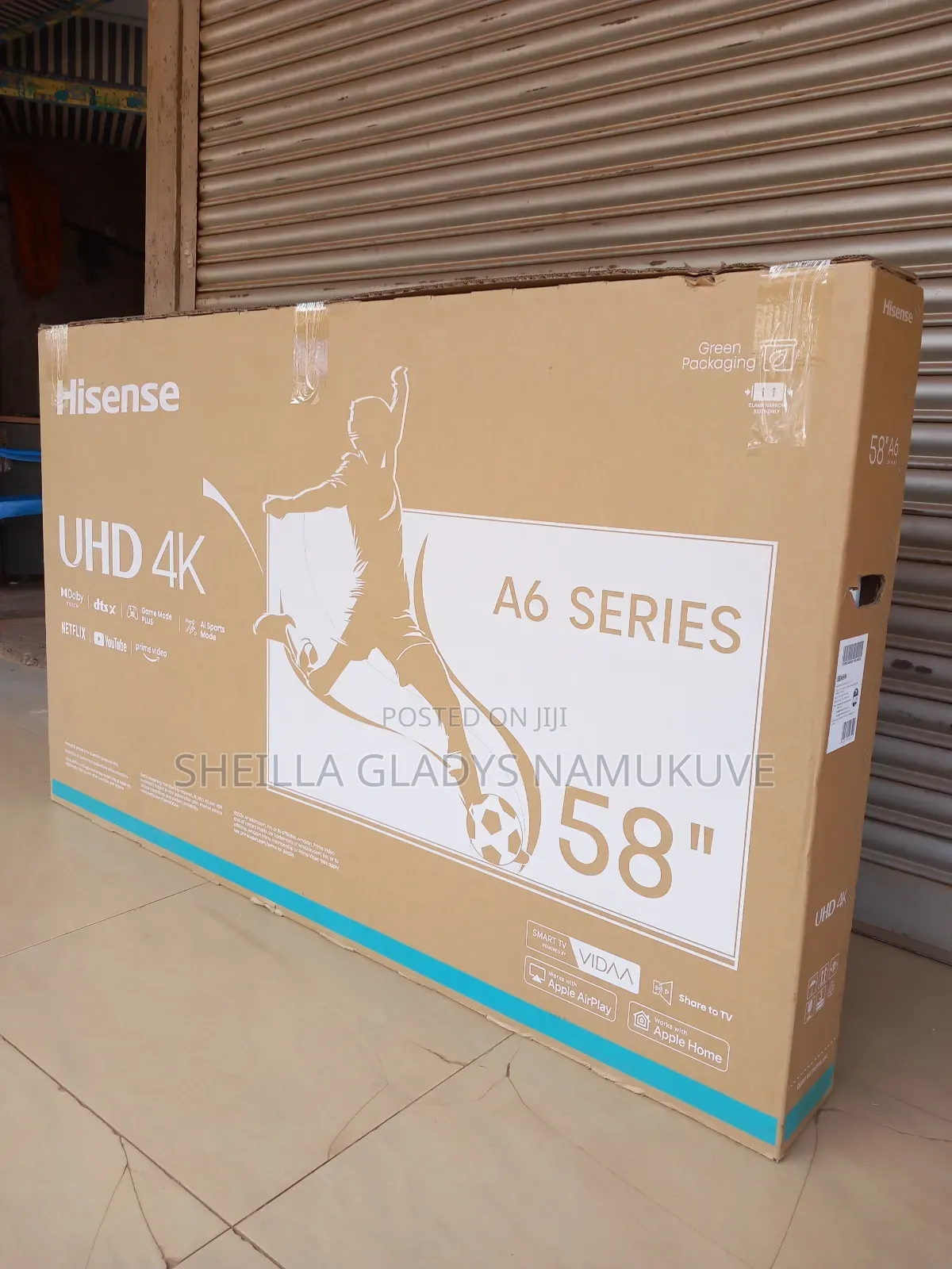 New 58 Inches Uhd Hisense Smart Tv