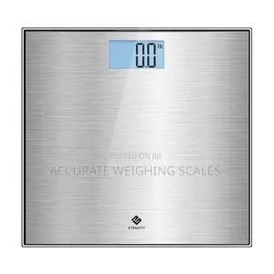 Photo - Digital Bathroom Scales With Compact Glass Profile Body
