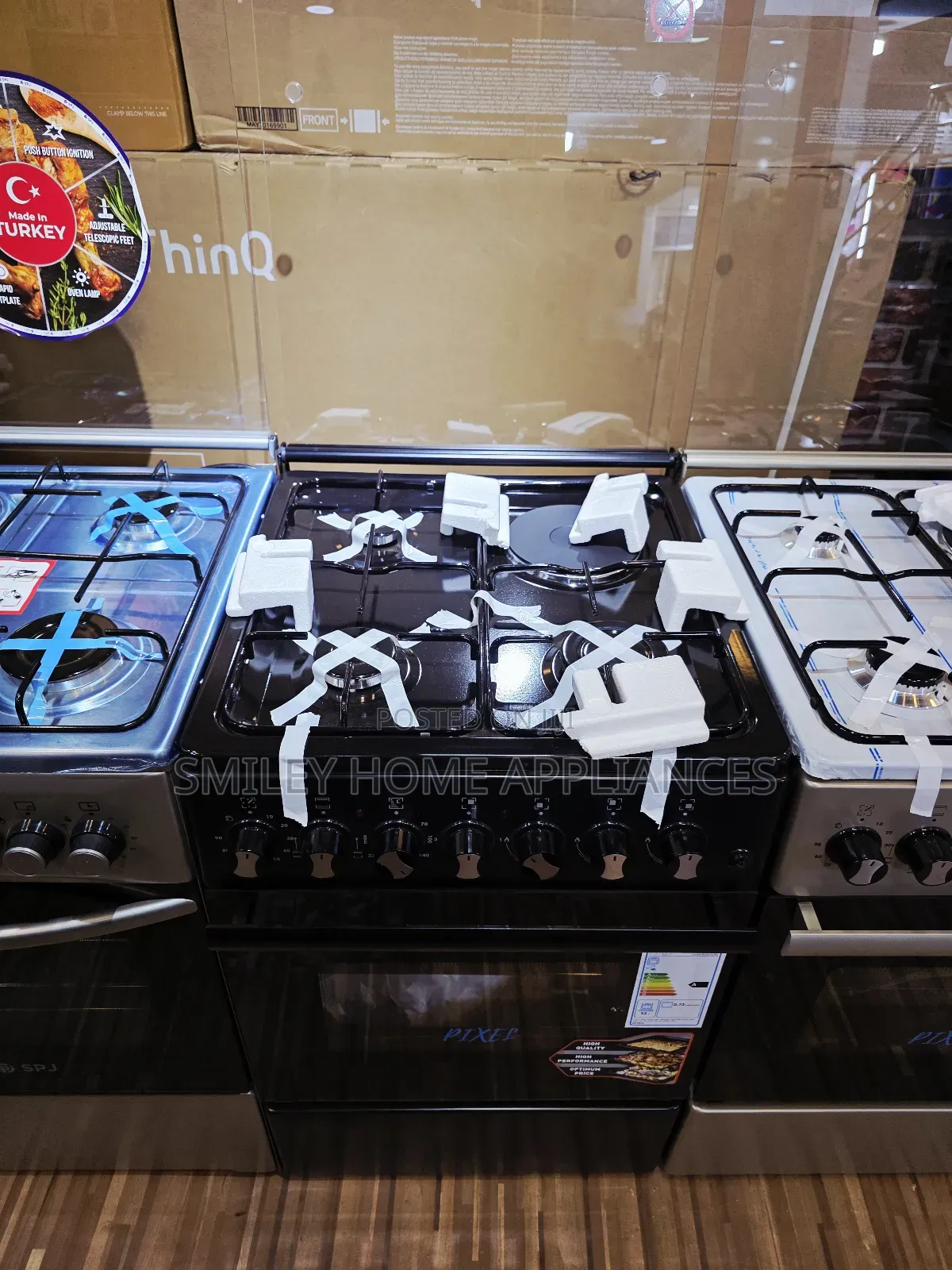 Pixels Black 50cm*50cm Gas Burner