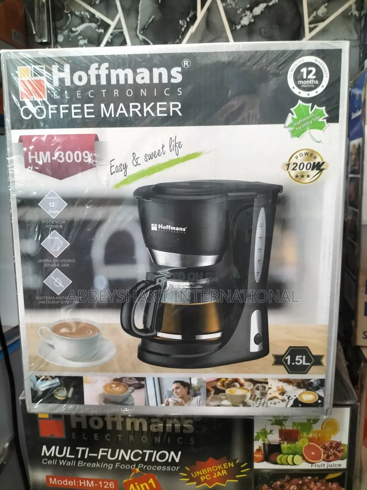 Coffee Maker Hoffmans Hm-3009 Coffee Maker