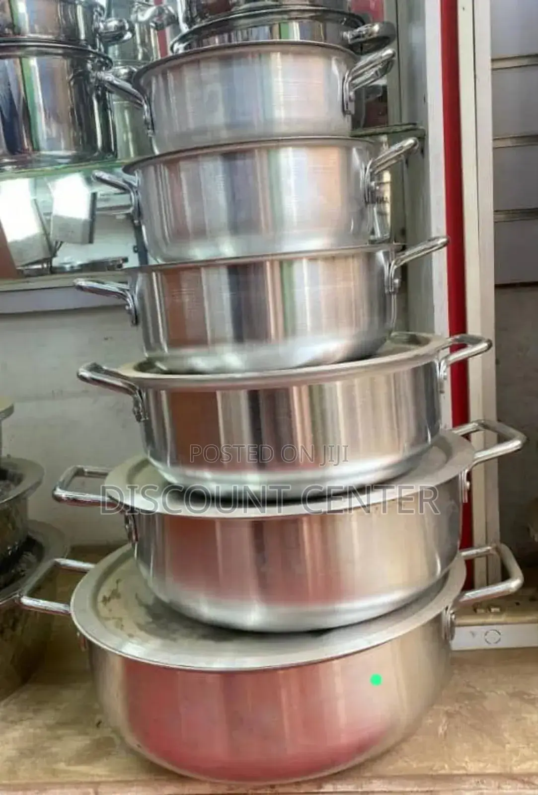 Stainless Steel Saucepans 6 Pieces
