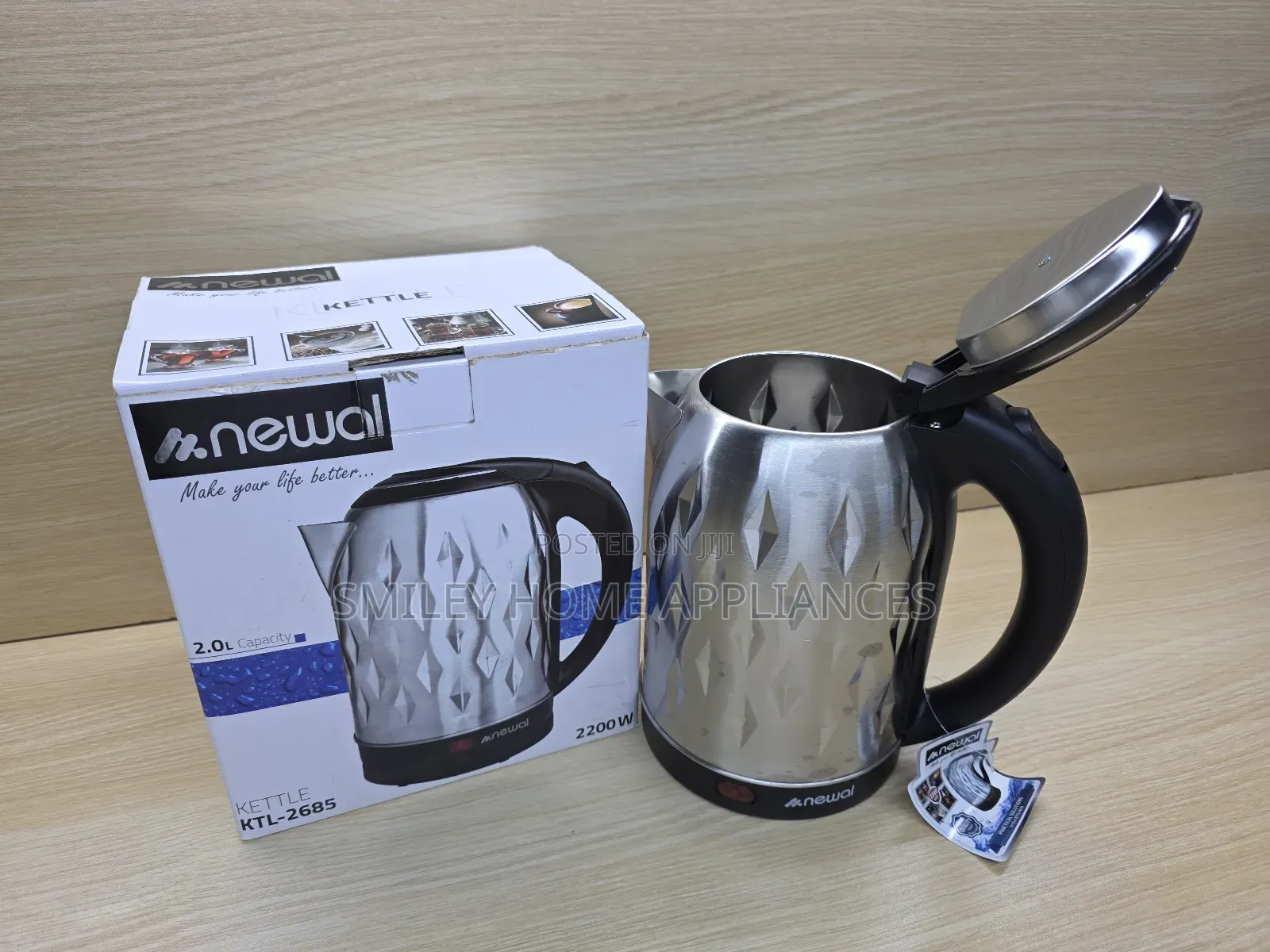 Stainless Steel Newal Water Kettle 2.0ltrs at Reduced Price