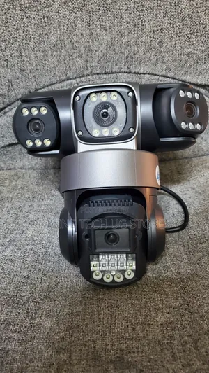3-lens 4g Ptz Camera, 4g Simcard Security Outdoor Camera
