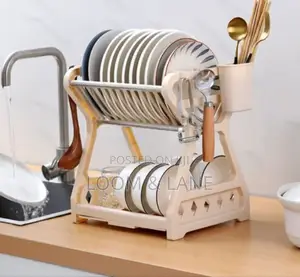 Modern Double Layer Storage Rack