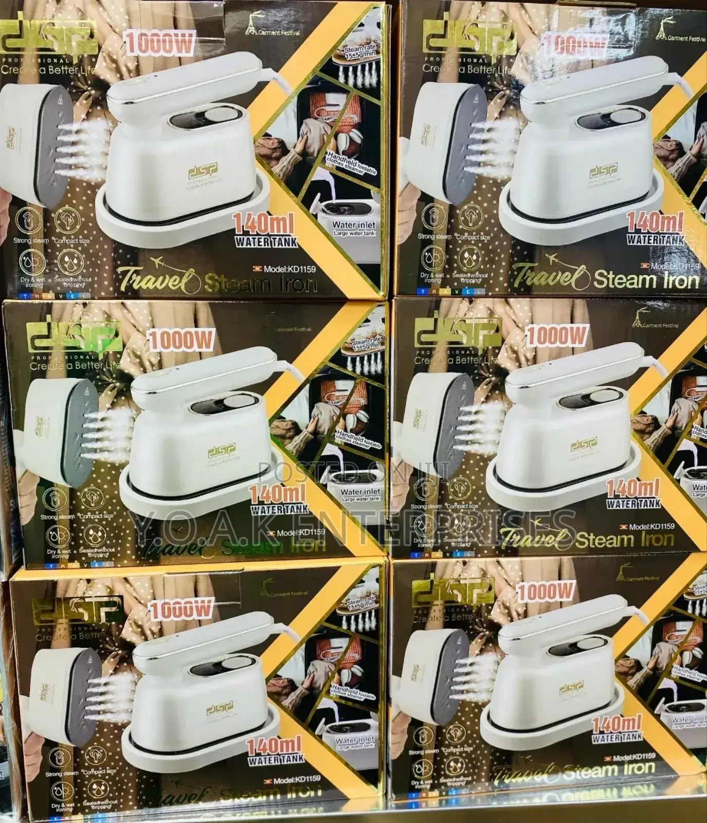 Portable DSP Steam Irons