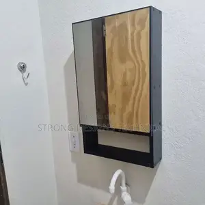 Bathroom/ Medicine Cabinet With Dresser Mirror.