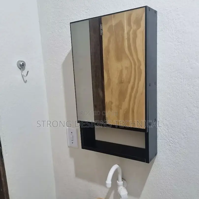 Bathroom/ Medicine Cabinet With Dresser Mirror.