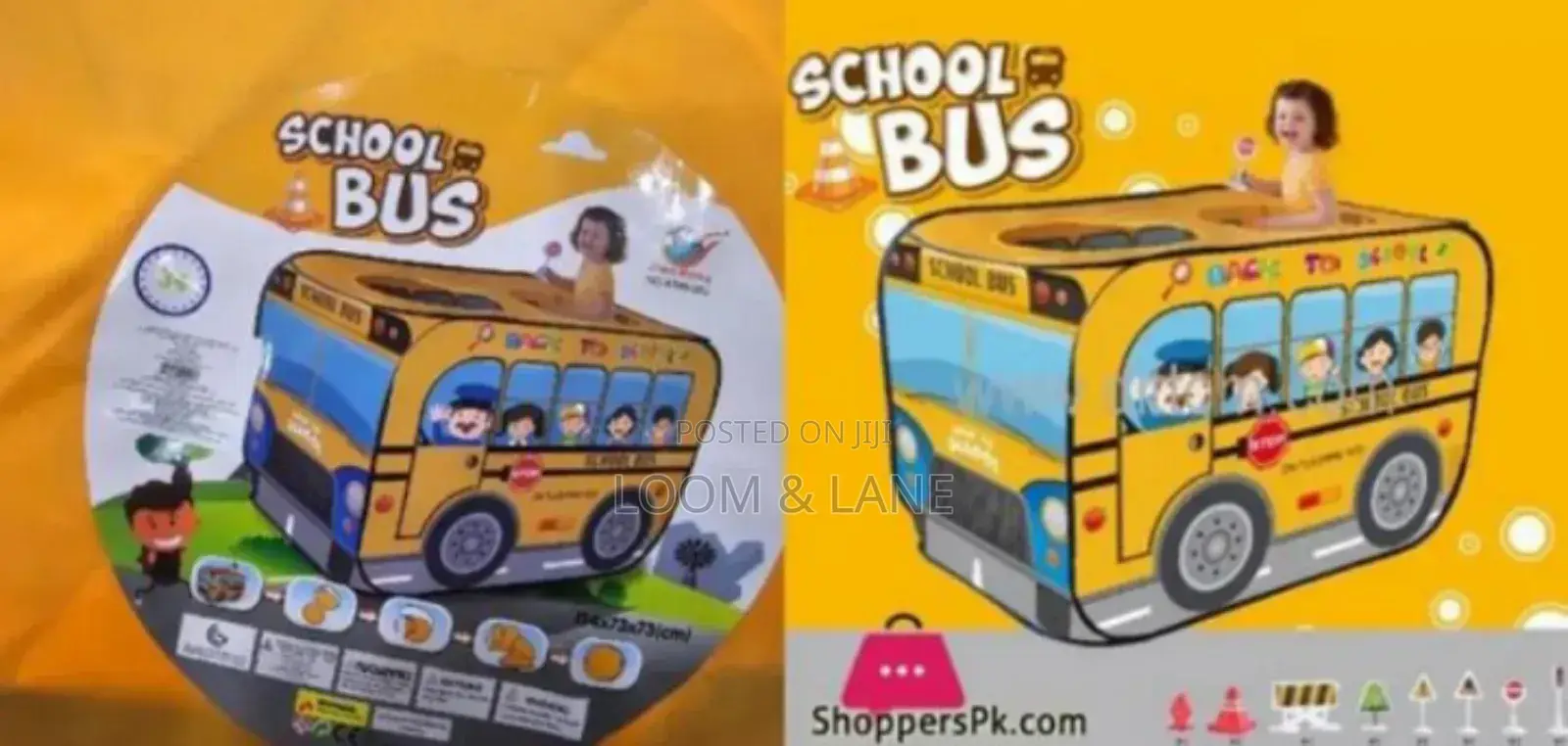 Children's Play House Tent School Bus