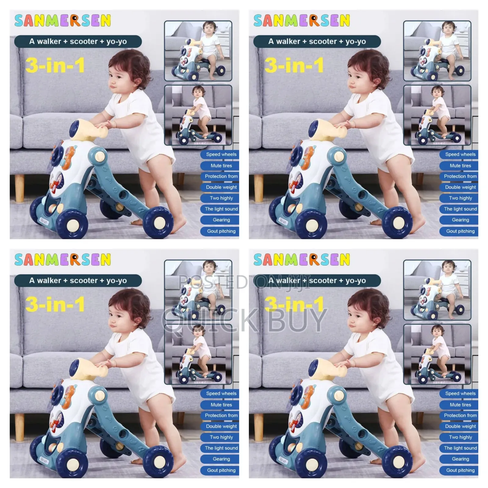 New Baby Walker Scooter Yoyo 3in1