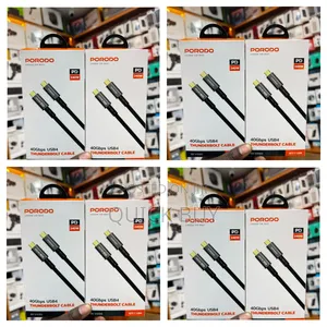 Porodo Woven Typec-C Cable 240w 40gbps 60hz