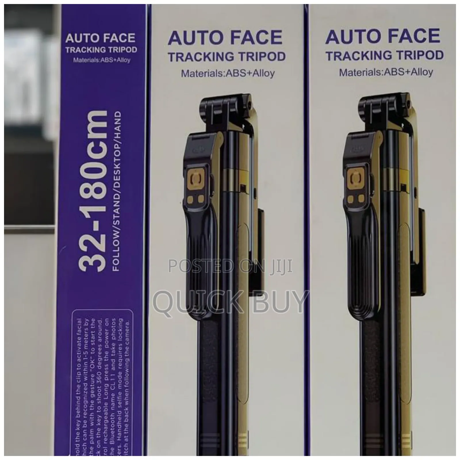 Cl11p Auto Face Tracking Selfie Stick Tripod 180cm