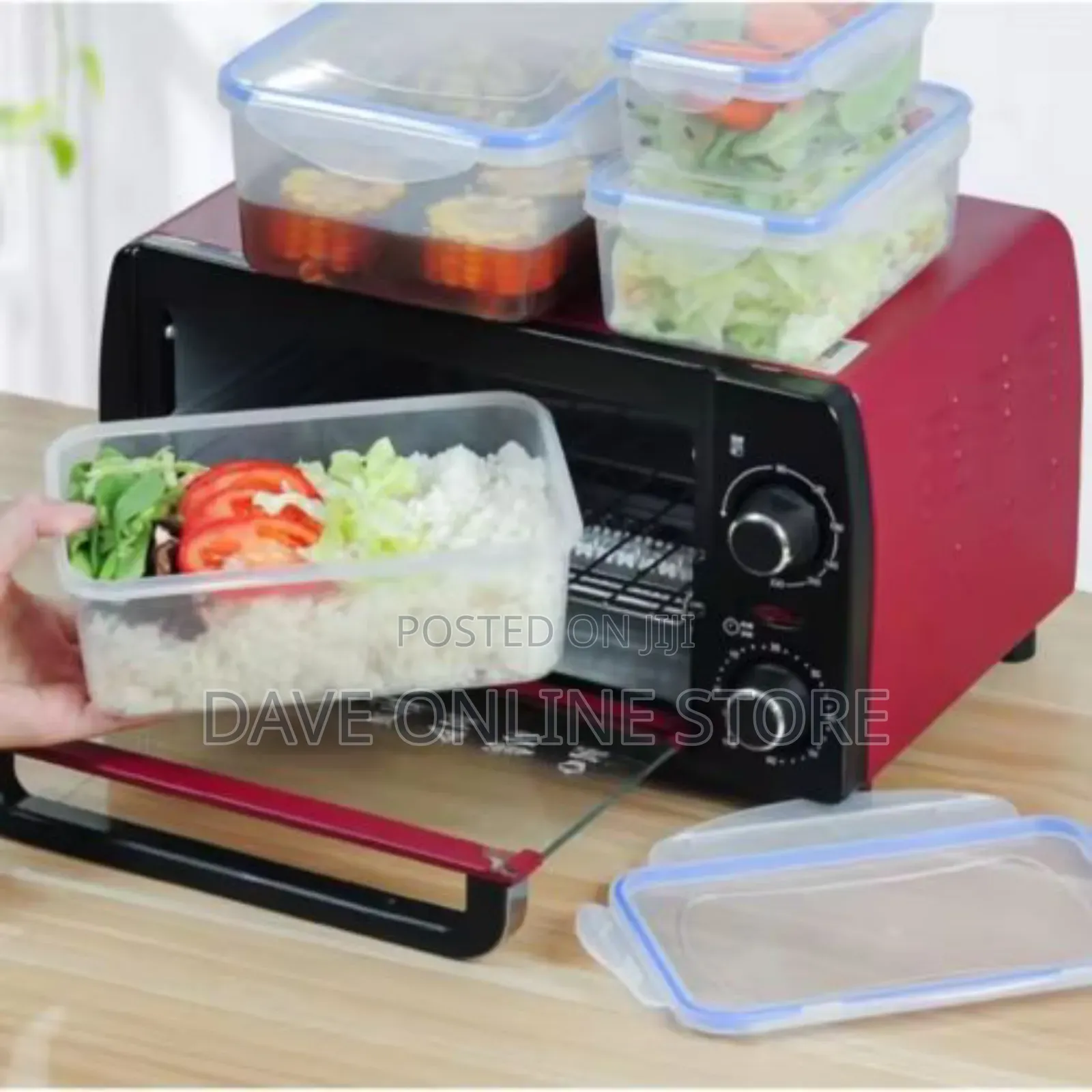 4pcs Food Storage Container Fresh and Leak-Proof Lunch Boxes