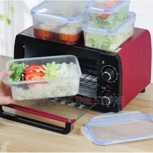 4pcs Food Storage Container Fresh and Leak-Proof Lunch Boxes