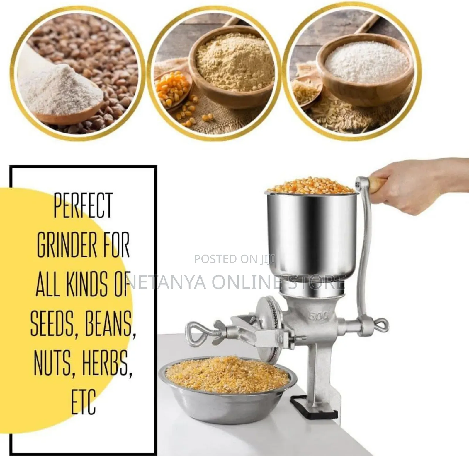 Manual Grain Grinder