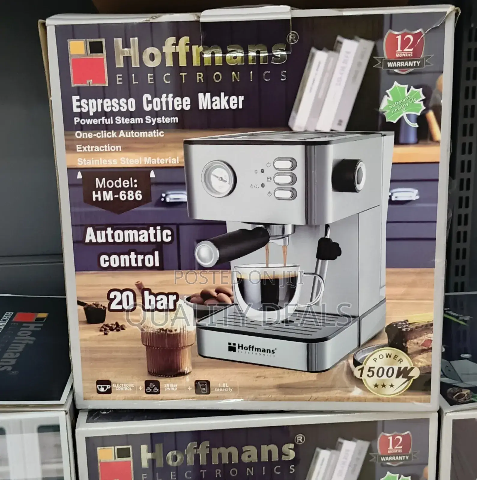 Hoffman Hm-686 Coffee Maker Machine 20b