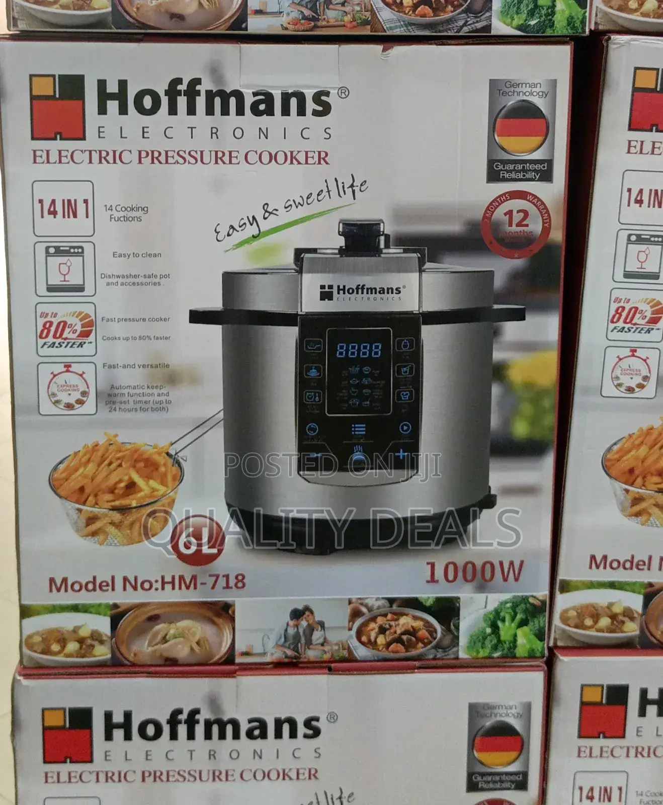 Hoffman 14in1 Electric Pressure Cooker 6l