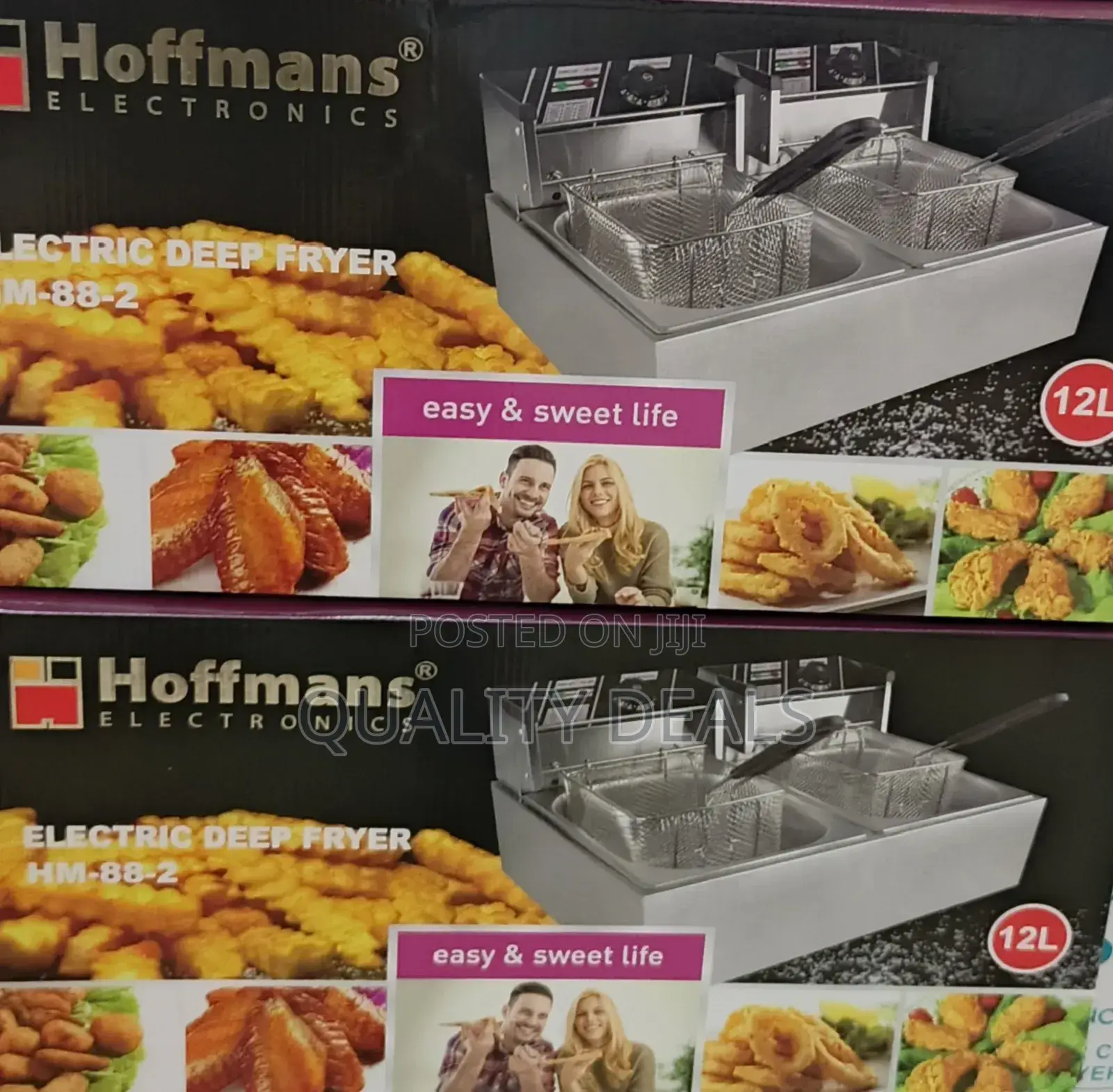 Hoffman Electric Double Deep Fryer