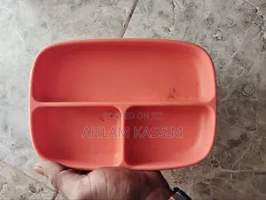 Toddler Heavy Duty Silicone Divided Plate With Suction Foot