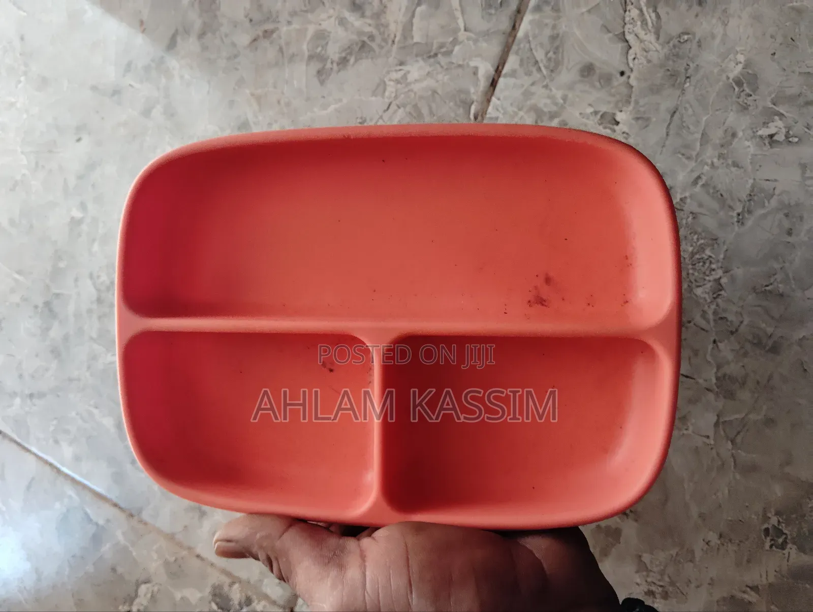 Toddler Heavy Duty Silicone Divided Plate With Suction Foot